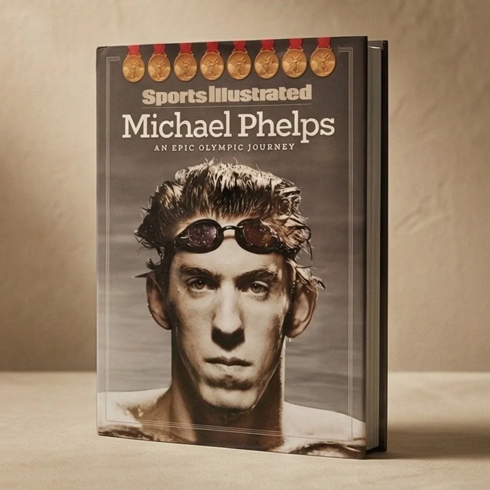 Sports Illustrated Michael Phelps An Epic Olympic Journey Coffee Table Book‎